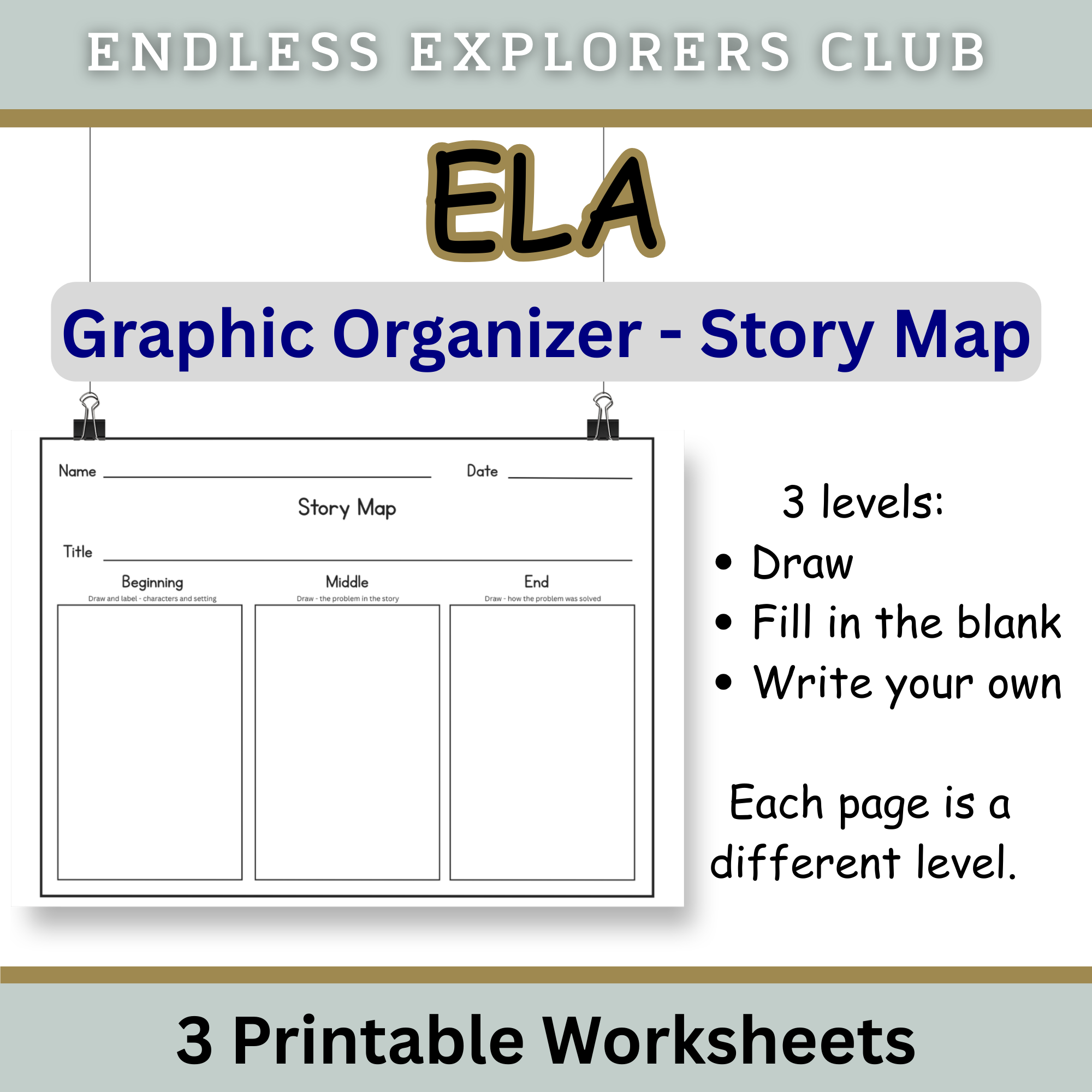 Graphic Organizer - Story Map