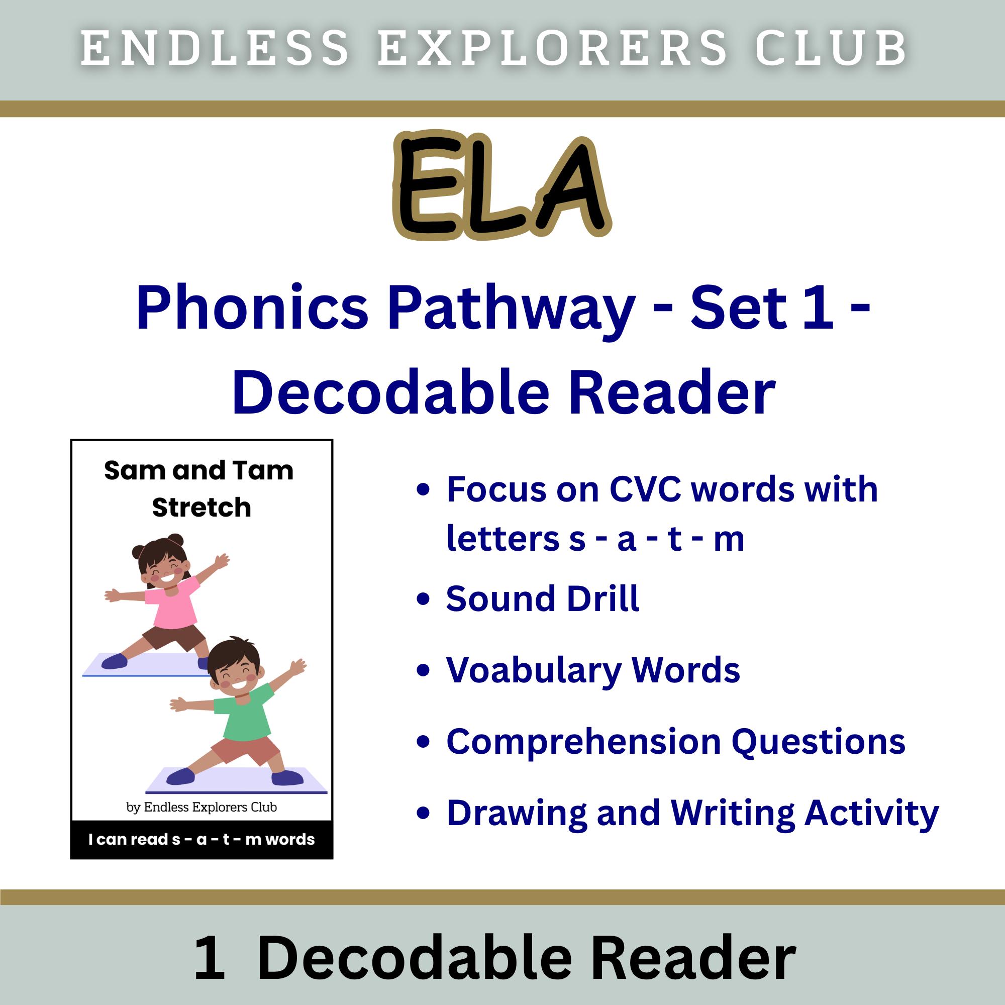 Phonics Pathway - Set 1 - Decodable Book