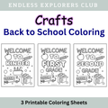 Back to School Coloring Page