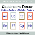 Endless Explorers Printable Alphabet Posters